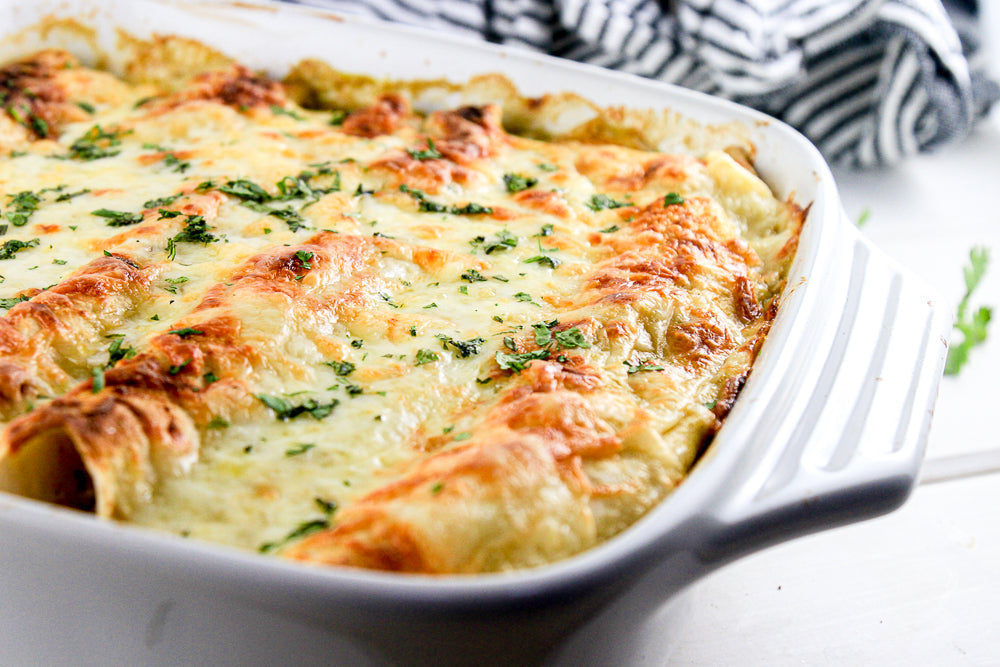 Chicken Green Enchiladas