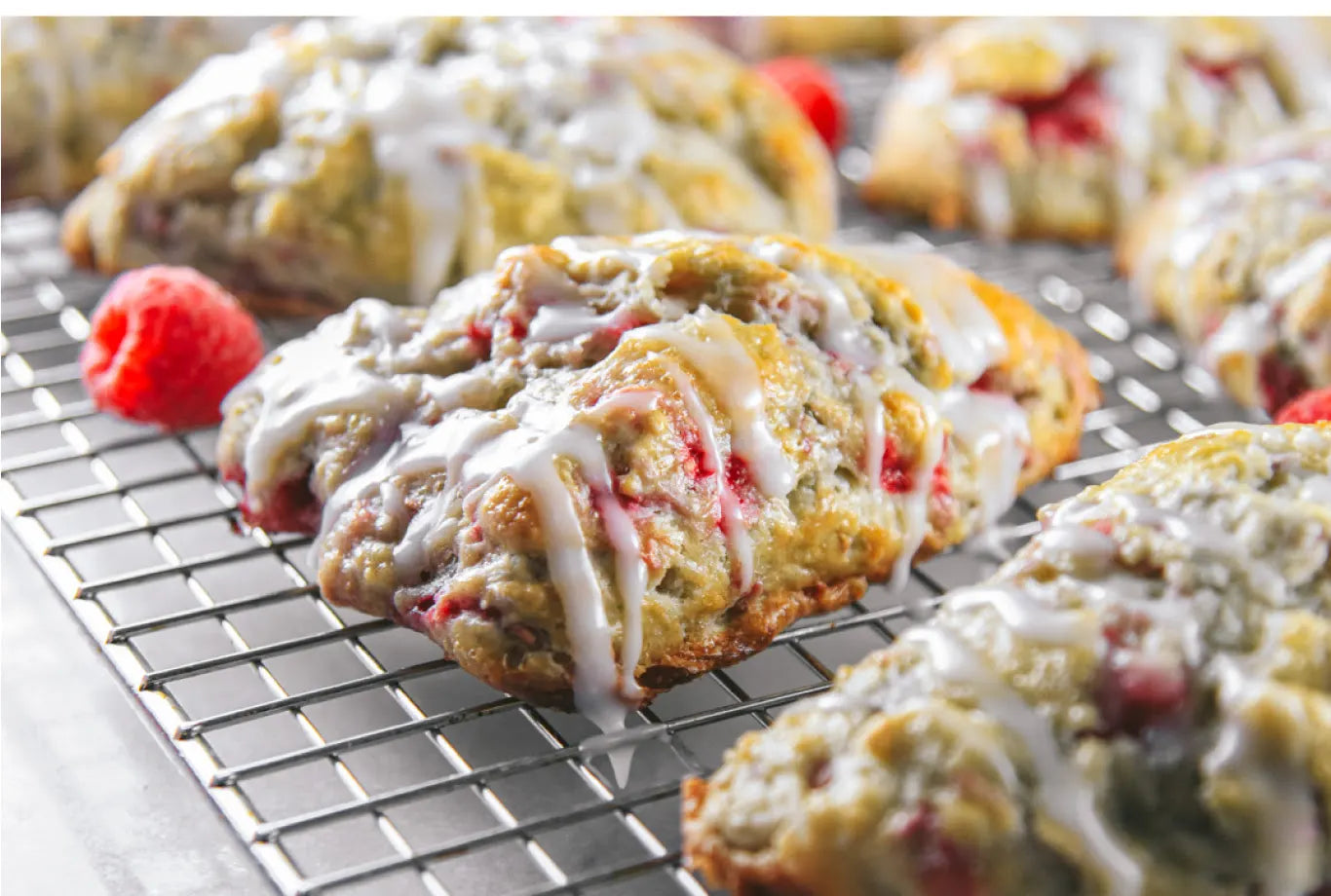 RASPBERRY SCONES