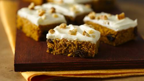 HARVEST PUMPKIN BARS