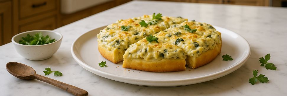 Artichoke & Spinach Pizza Appetizer