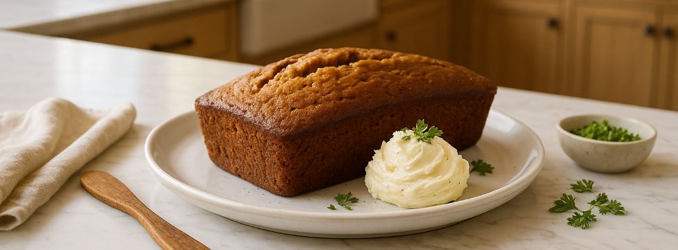 Banana Bread with Whipped Evoo Butter