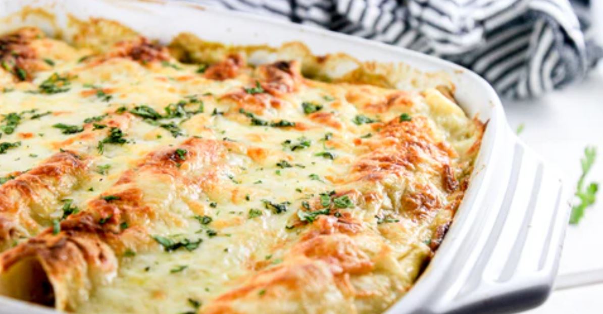 Chicken Green Enchiladas