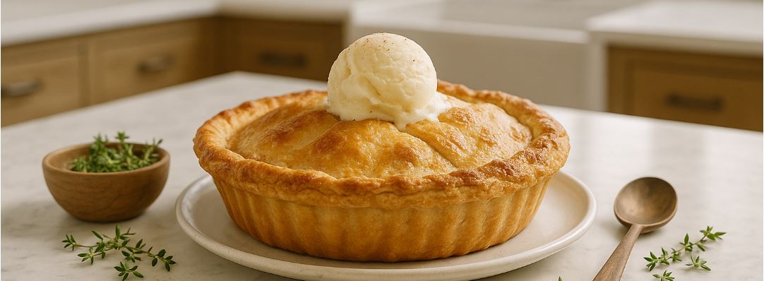 Classic Homemade Apple Pie with a Cream Cheese Crust