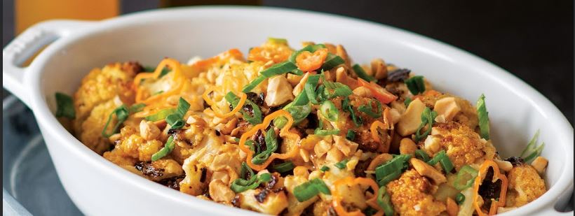 Creamy Chipotle Roasted Cauliflower
