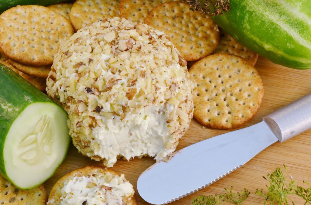 CUCUMBER ONION CHEESEBALL