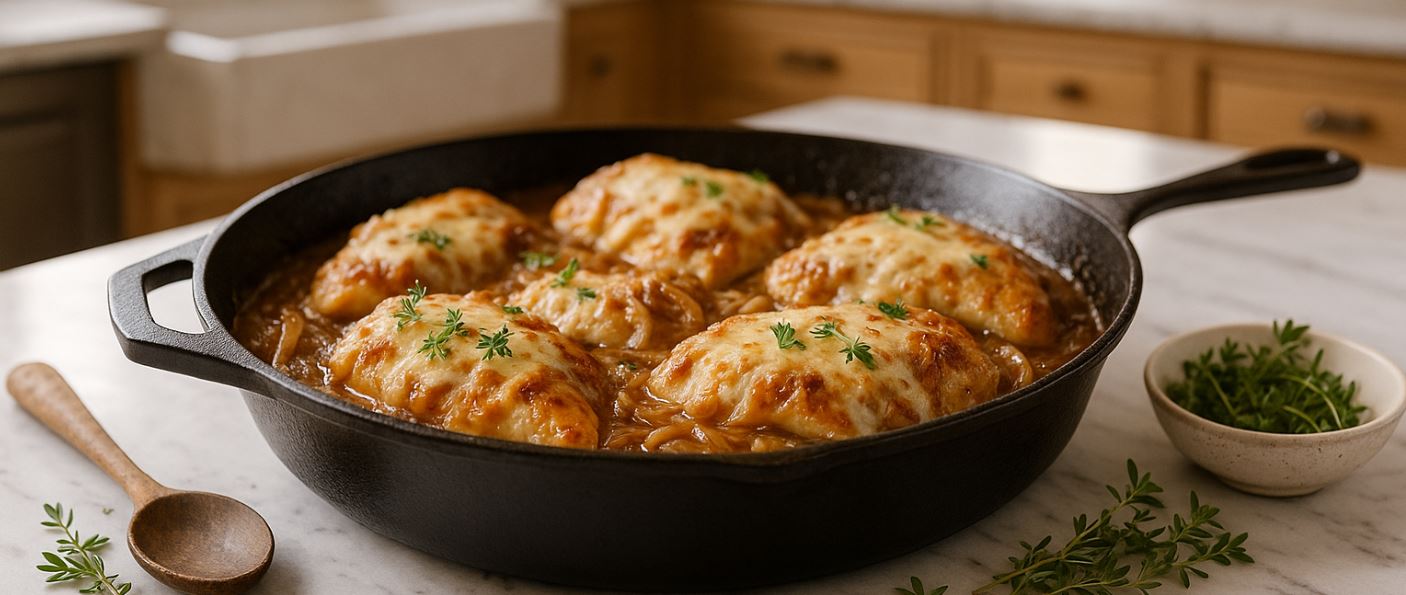 French Onion Chicken Skillet Dinner