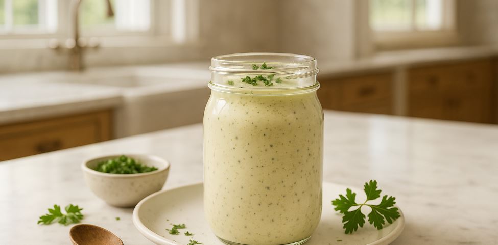 Garlic Parmesan Caesar Dressing