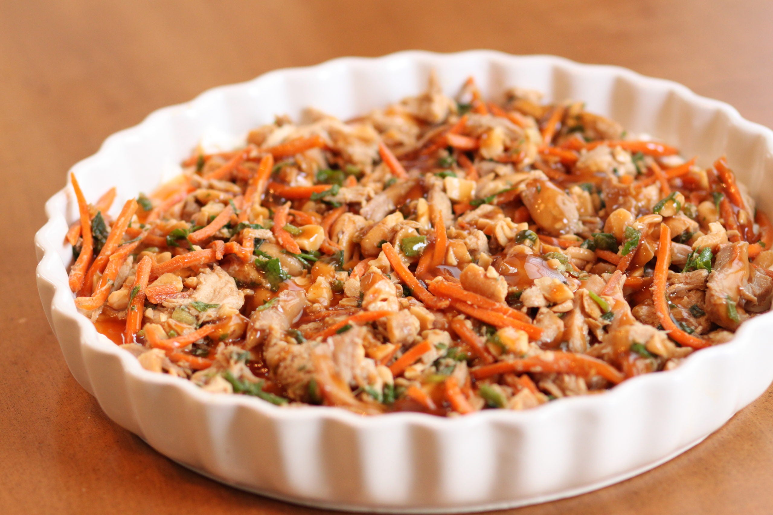 LAYERED ORIENTAL APPETIZER