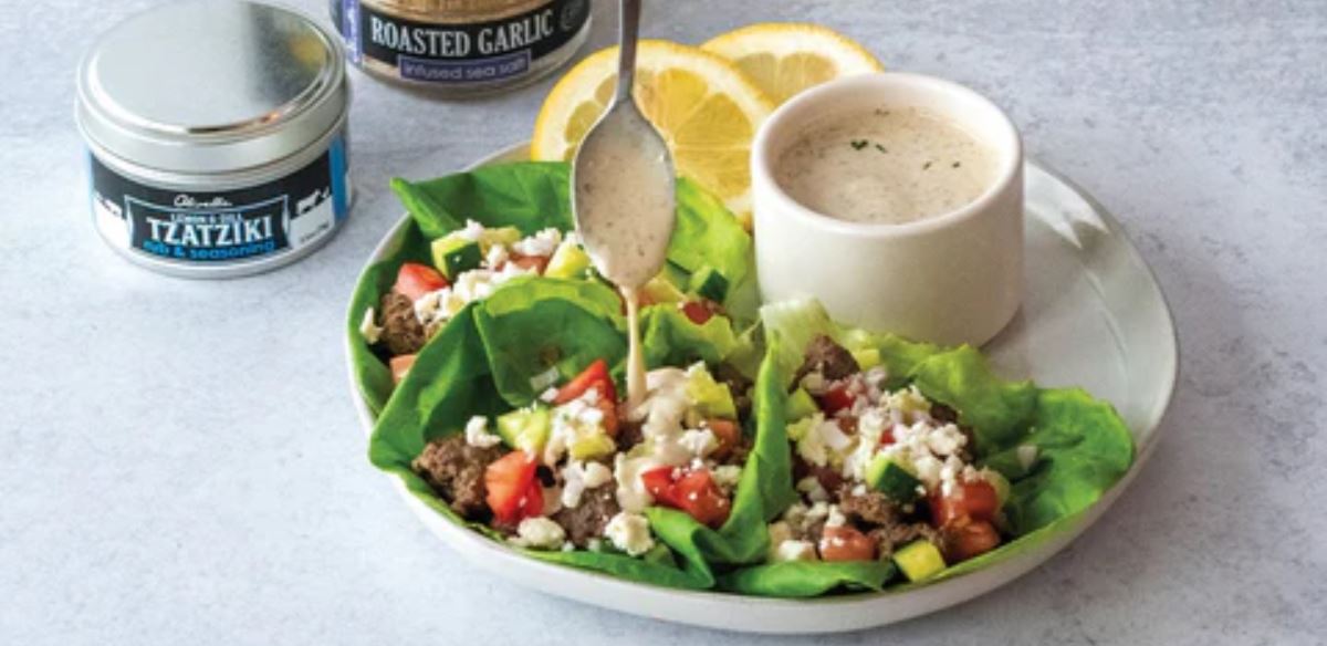 Lamb Wraps with Lemony Tahini Dressing