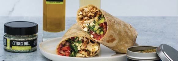 Mediterranean Chicken Wrap