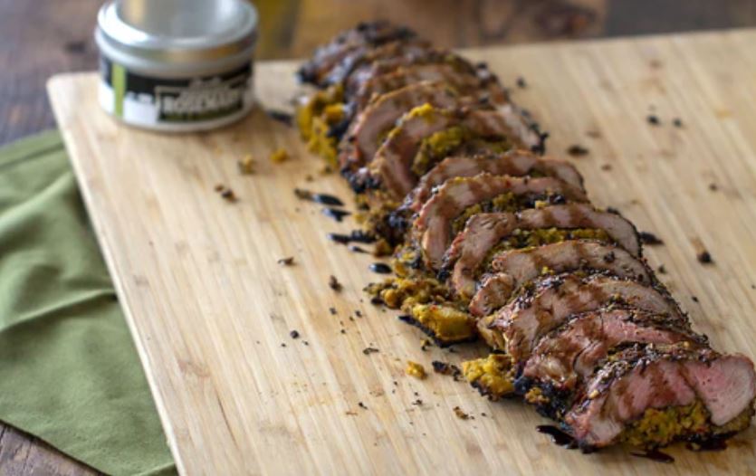 Mediterranean Stuffed Pork Tenderloins