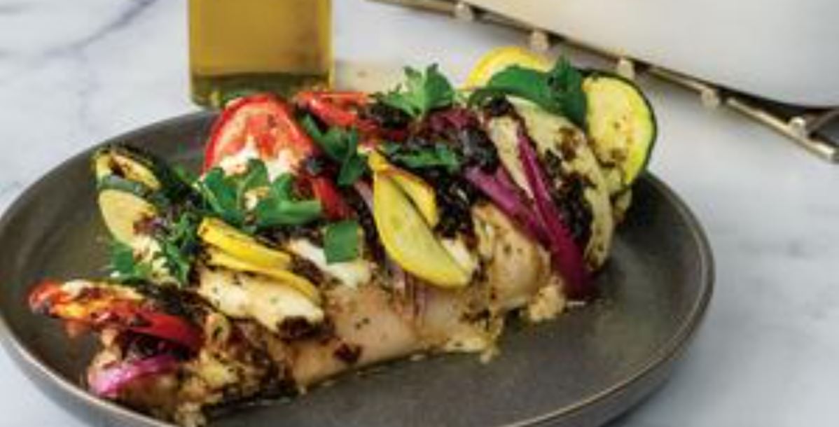 Primavera Hasselback Chicken