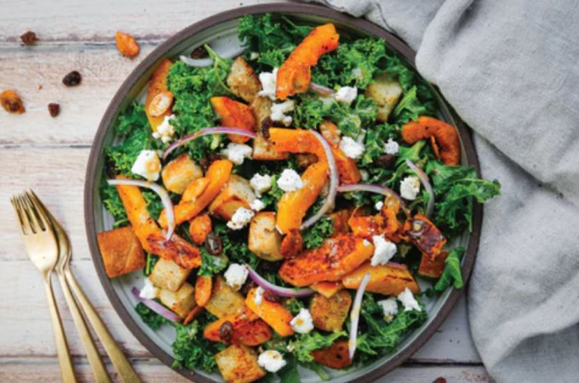 Panzanella Salad with Butternut Squash