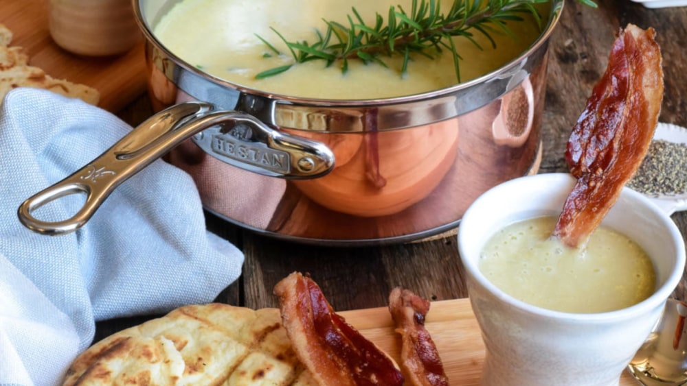 Zimmy’s Nook’s Potato, Leek, Bacon & Rosemary Soup