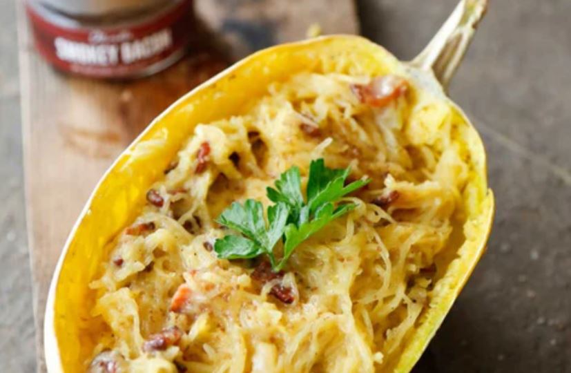 Spaghetti Squash Carbonara