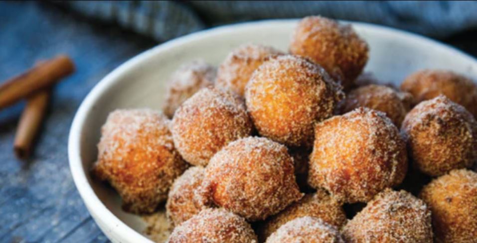Sweet Potato and Cardamom Doughnut Holes