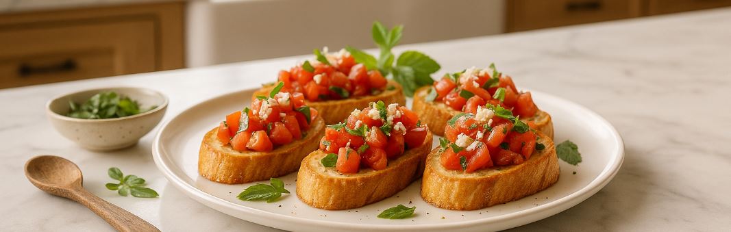 Tomato & Basil Bruschetta
