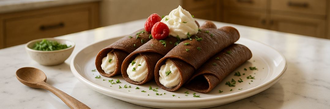 Chocolate Mascarpone Crepes