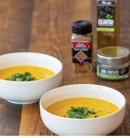 Coconut Chai Carrot Soup