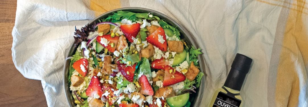 Everyday Salad with Lemon Poppyseed Dressing