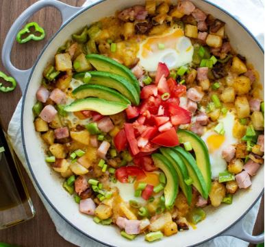 Green Chili Breakfast Hash