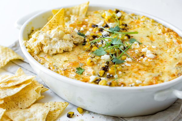 Peach Corn Salsa Dip