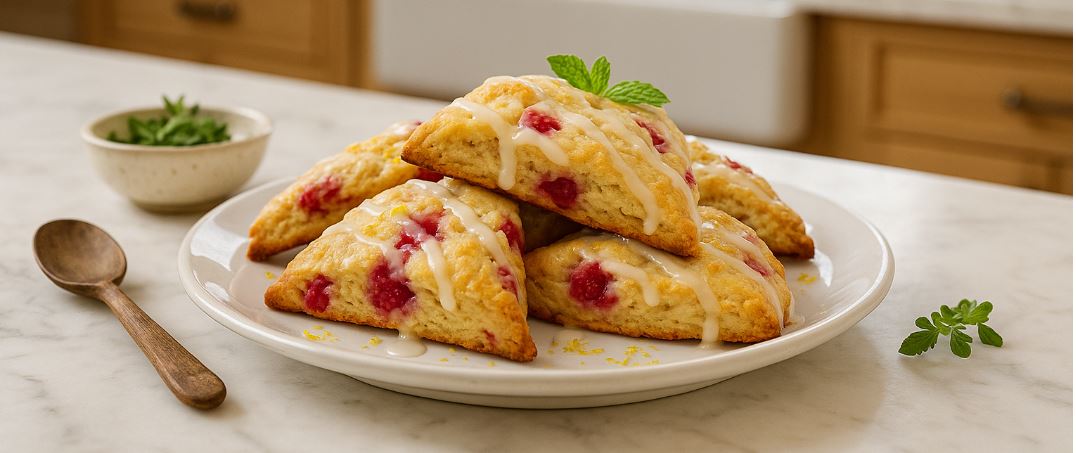 Raspberry Scones