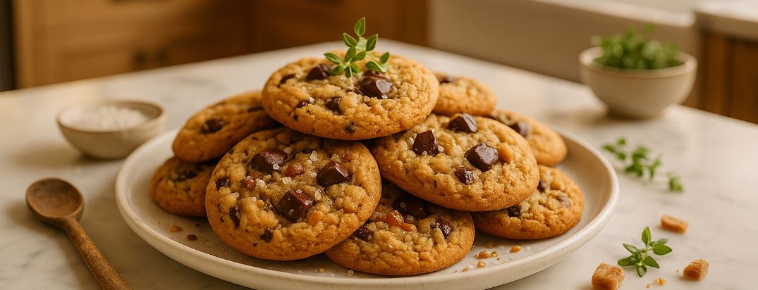 Toffee Chai Chocolate Chip Cookies
