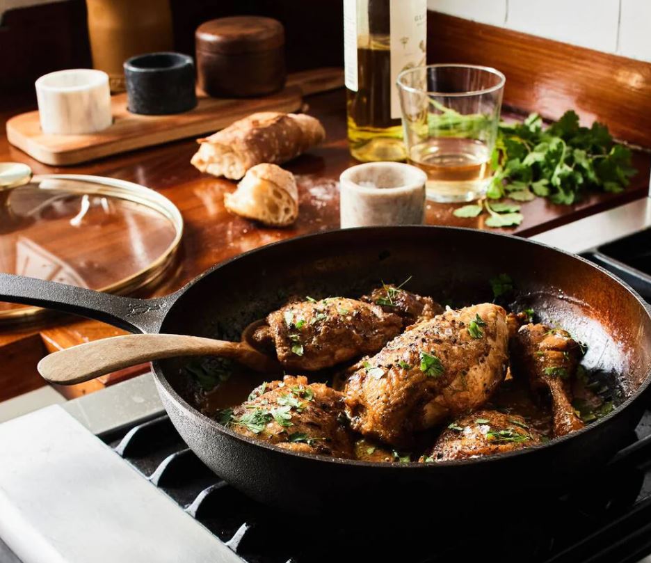 #11 Deep Skillet With Glass Lid