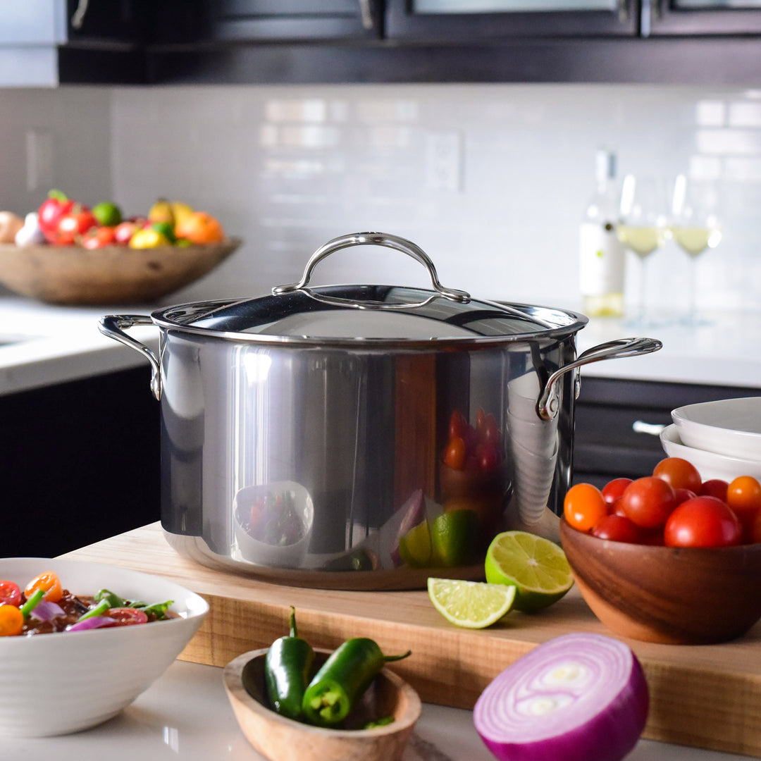 Nanobond 8Qt Stock Pot with Lid