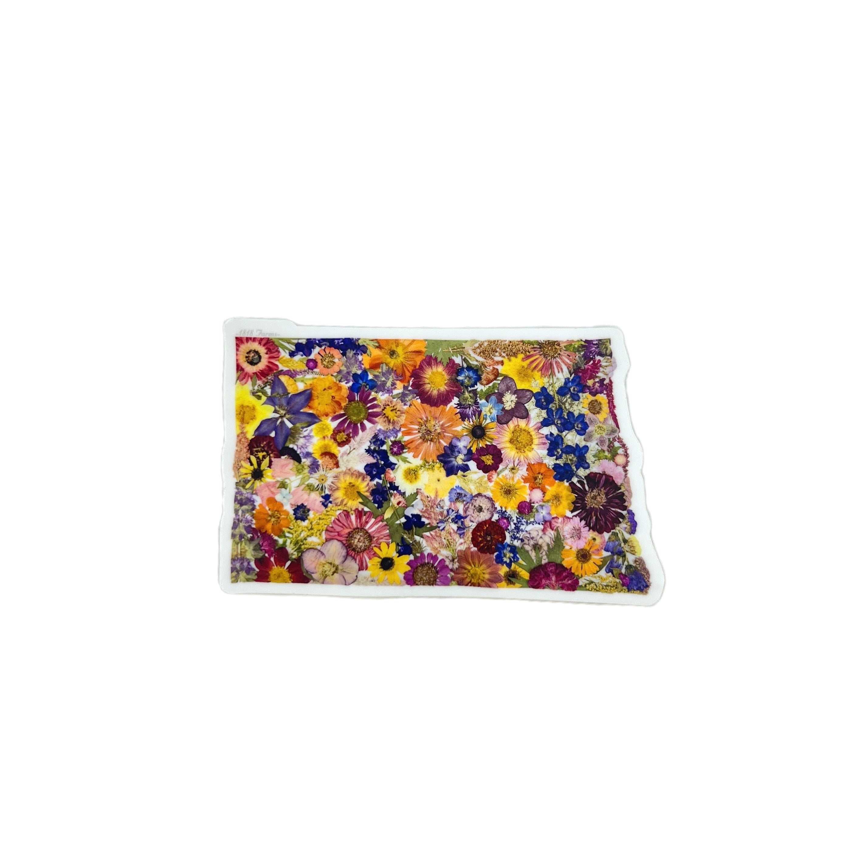 Where I Bloom Pressed Flower Sticker