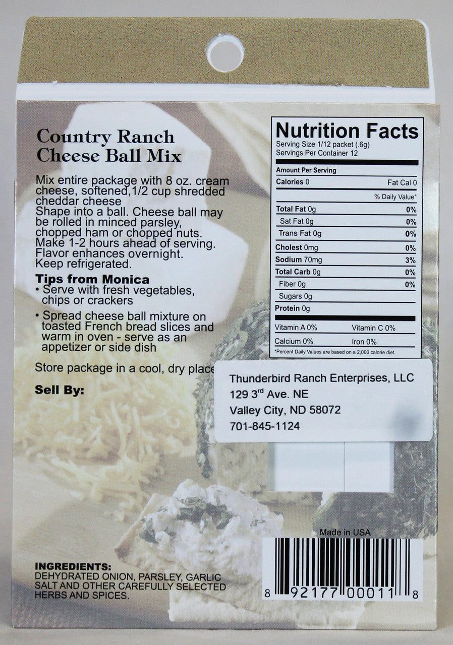 Country Ranch Cheese Ball Mix