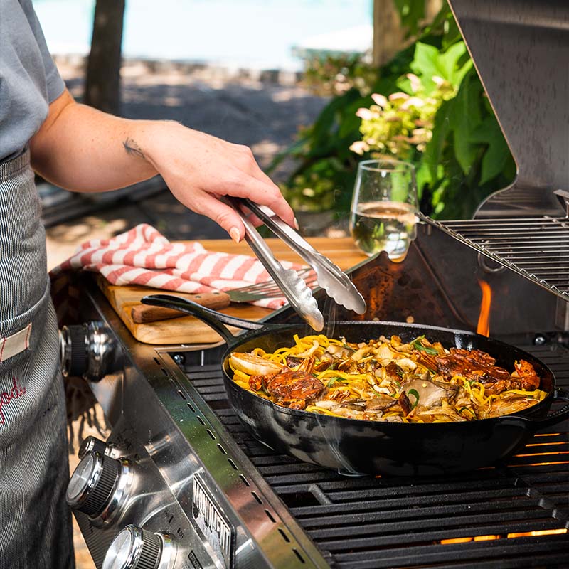 Black Lock Seasoned Skillet