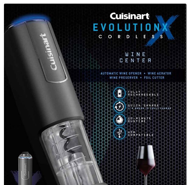 Cusinart Cordless Wine Opener