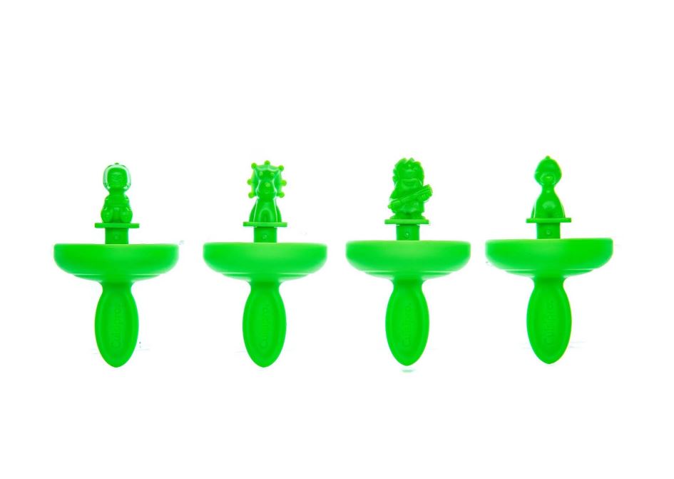 4Pc Pop Mold Dino