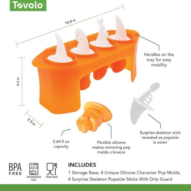 Dino Pop Molds - Set of 4