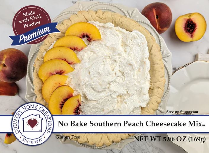 No-Bake Peach Cheesecake Mix