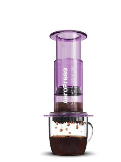 AeroPress Coffee Maker- Clear & Colors