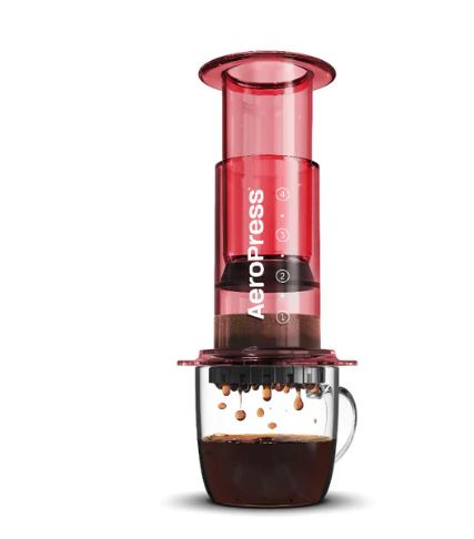 AeroPress Coffee Maker- Clear & Colors