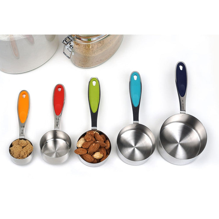 5 Piece Colorful Measuring Cups