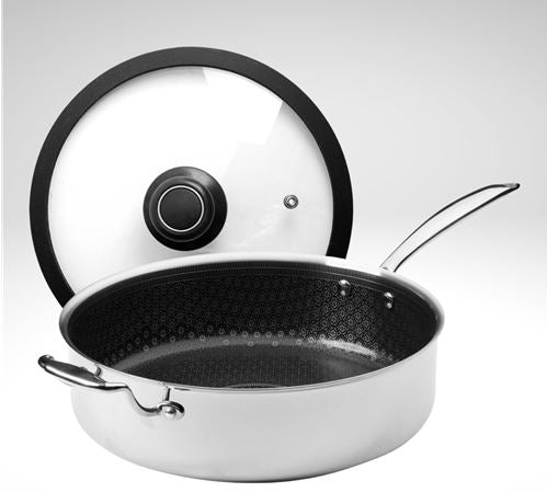 Black Cube Ceramic Qr 4.5 quart Saute 11" Pan