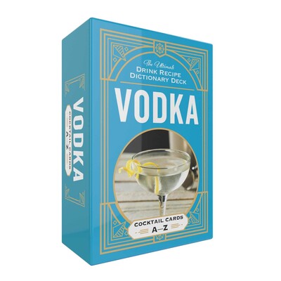 Vodka Cocktail Deck Cards A-Z