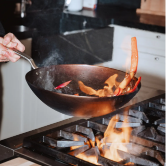 Seasoned Carbon Steel Wok