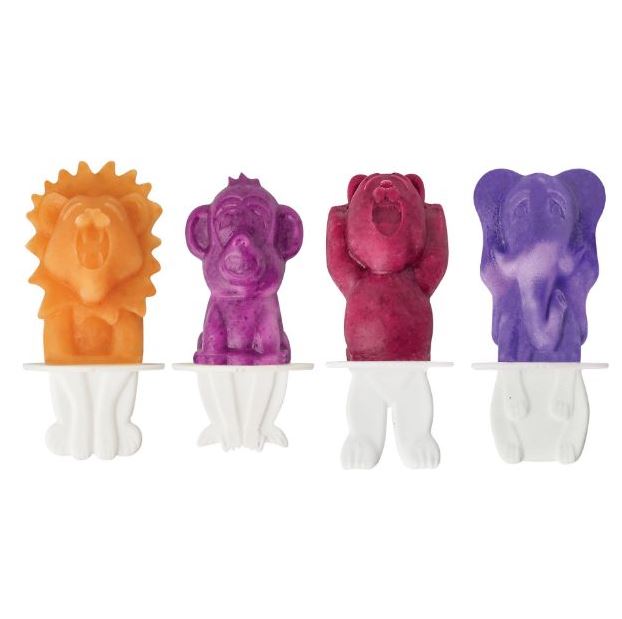 Zoo Animals Pop Mold Set of 4