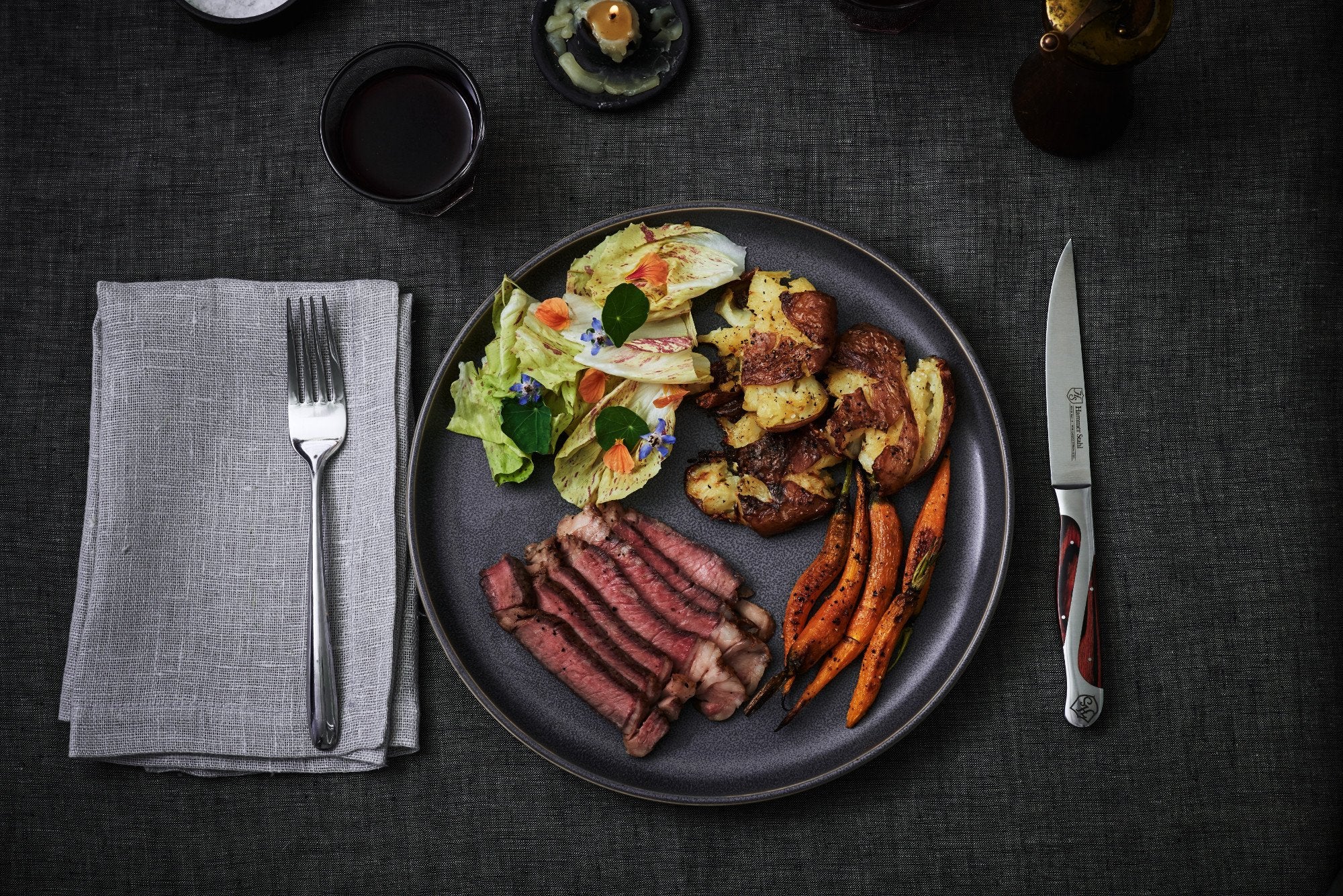 Hammer Stahl 4-Piece Steak Knife Set
