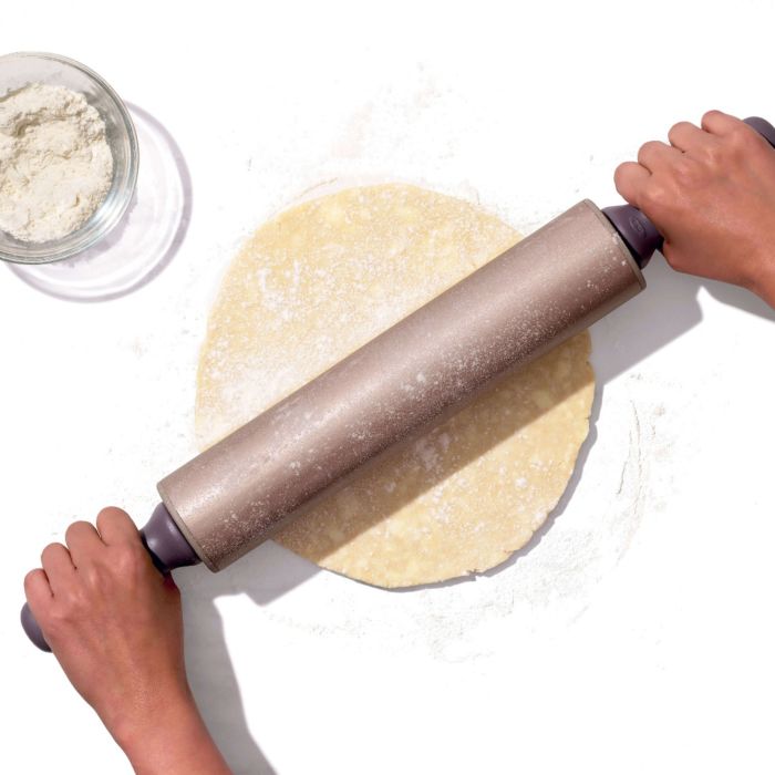 10 in Black/White Softworks Non-Stick Rolling Pin