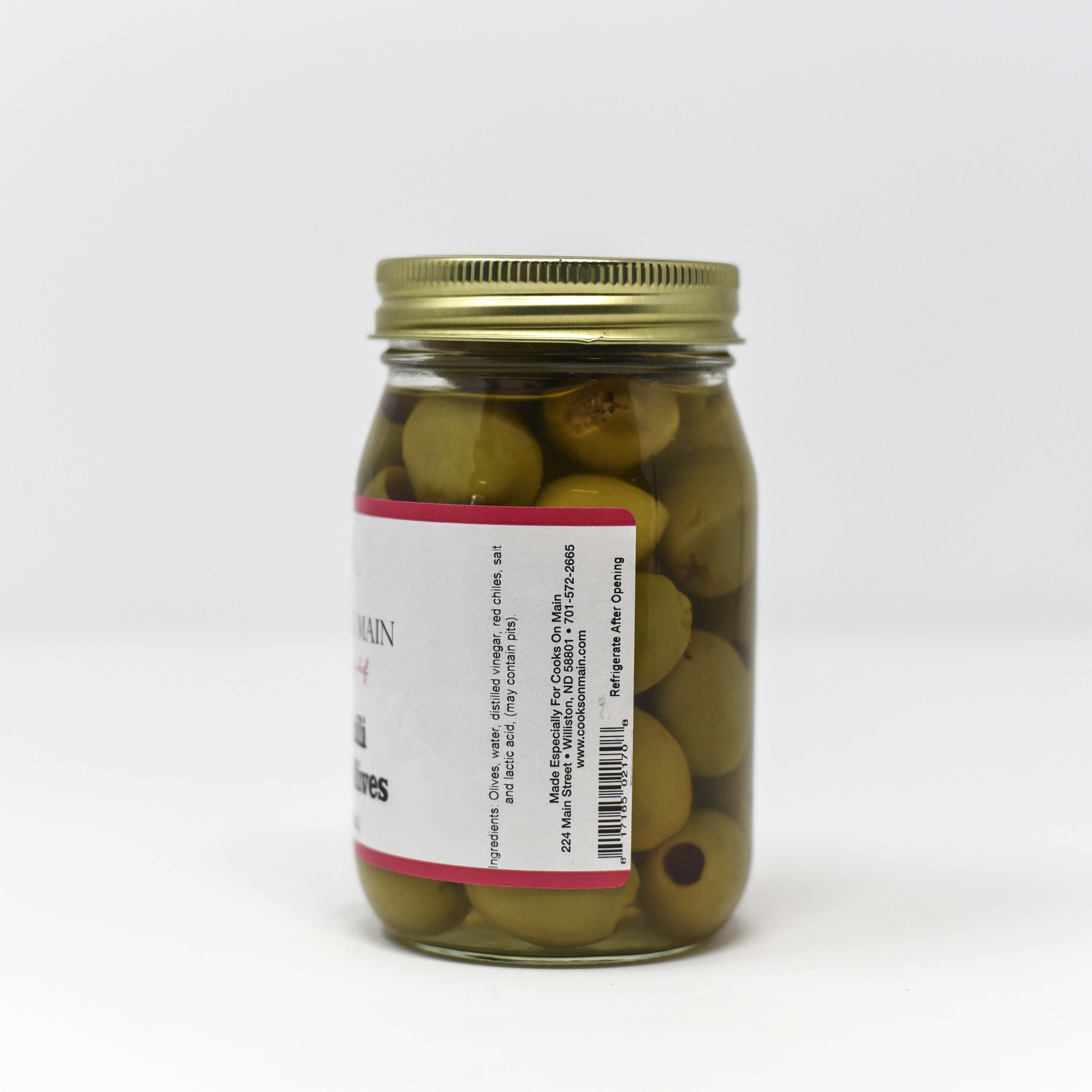 Red Chili Stuffed Olives