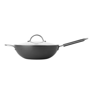 36cm Non-Stick Wok w/Stainless Steel Cover