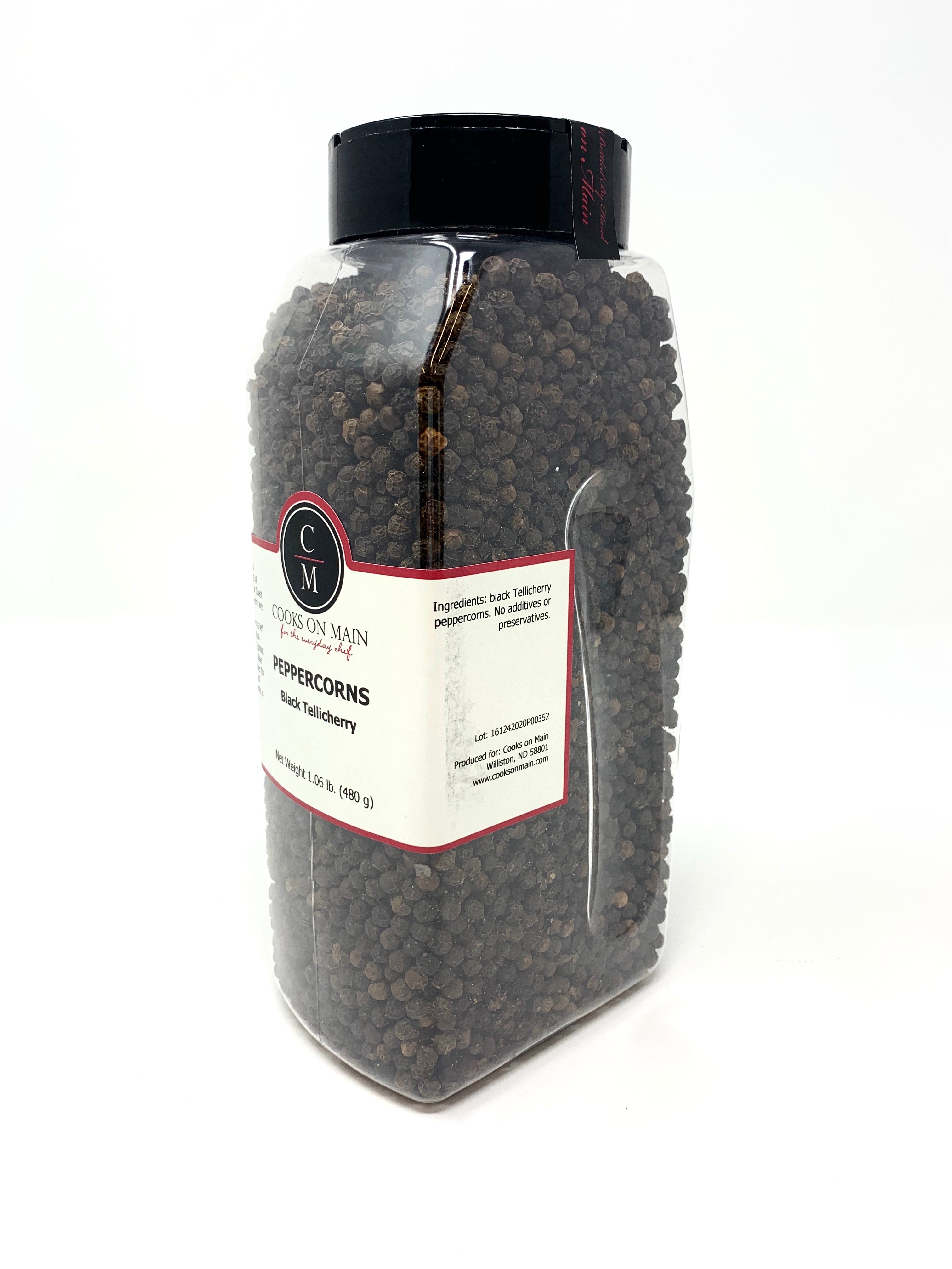 Black Tellicherry Peppercorns Large