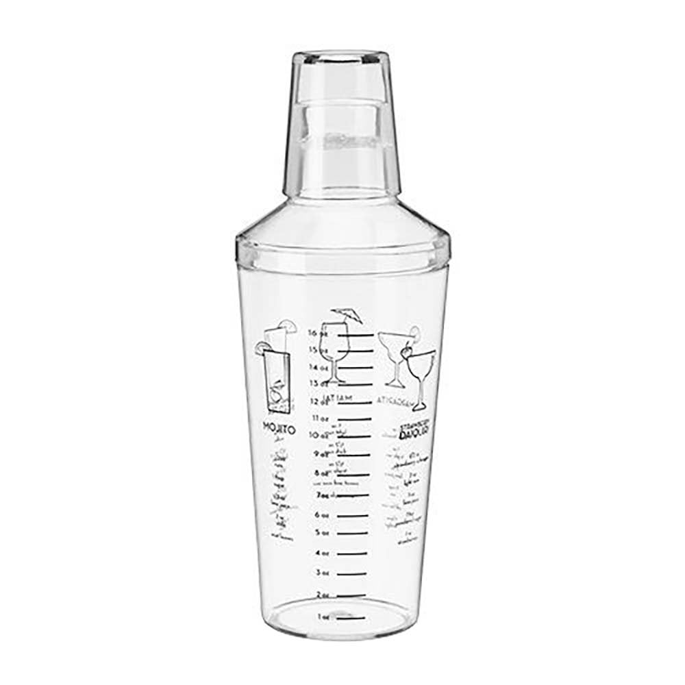 Glass Recipe Shaker